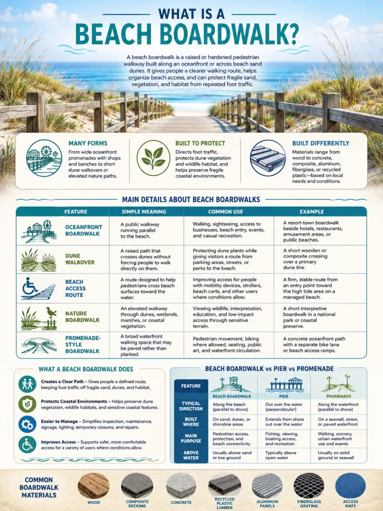 What Is a Beach Boardwalk?