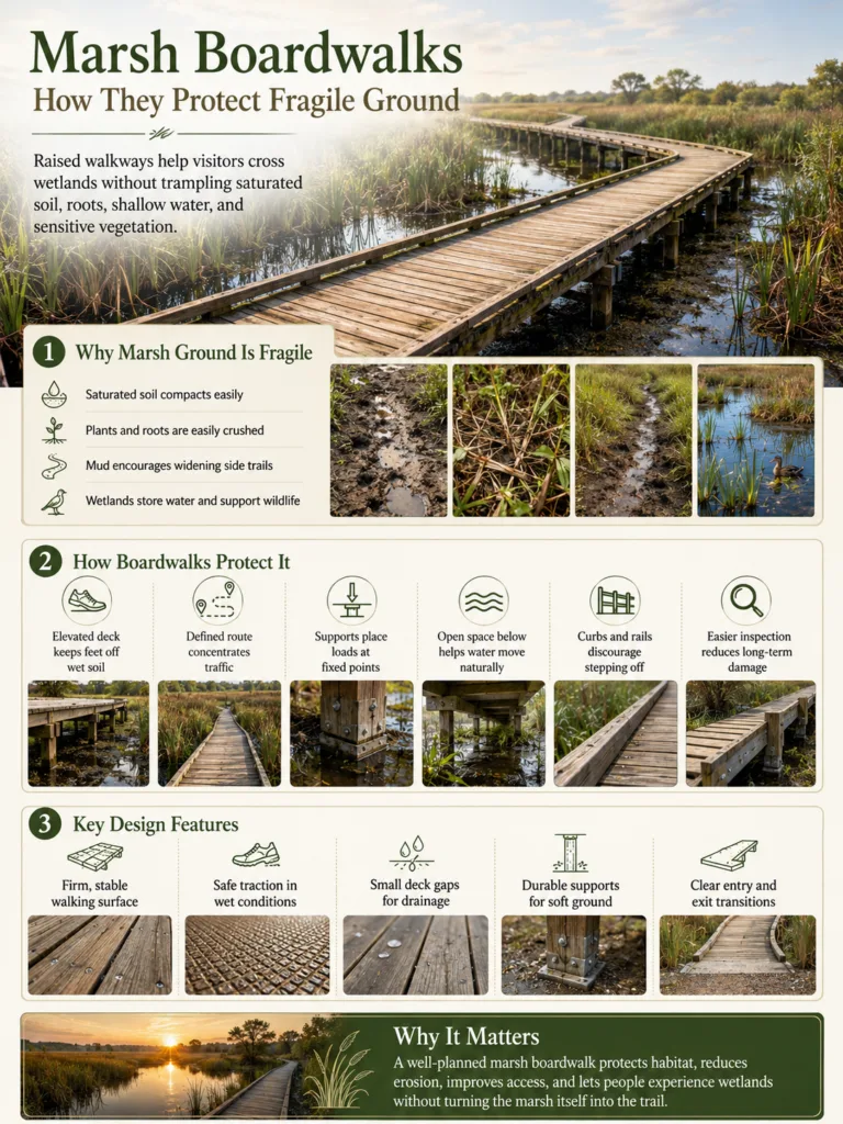 Marsh Boardwalks: How They Protect Fragile Ground