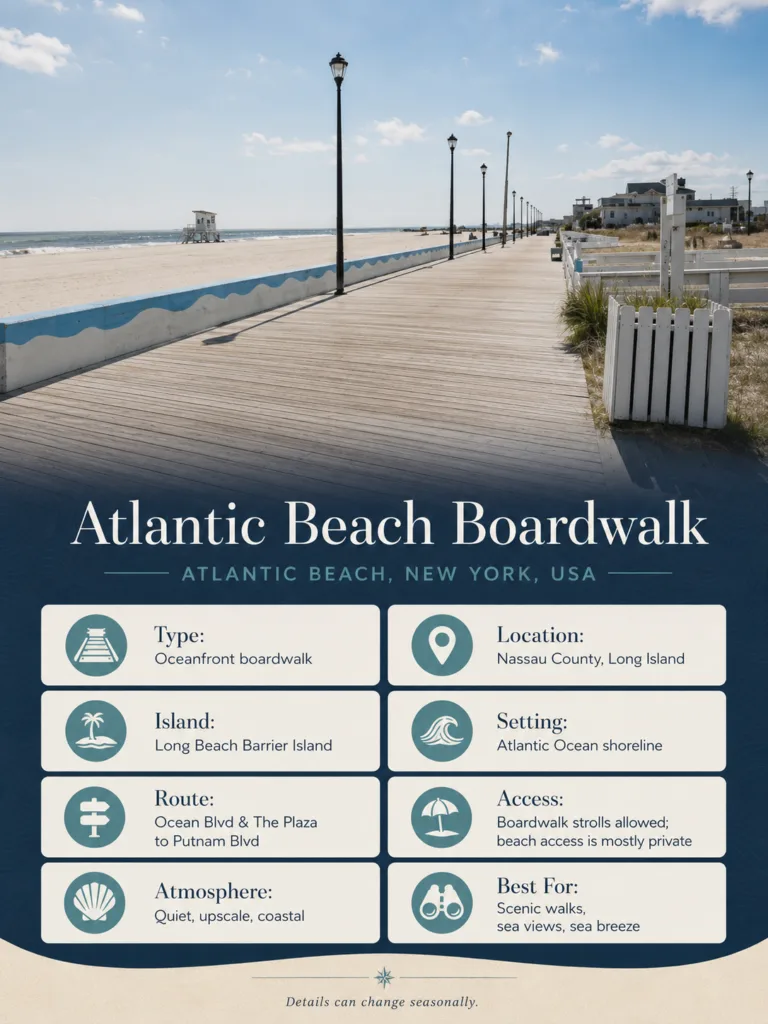 Atlantic Beach Boardwalk (Atlantic Beach, New York, USA)
