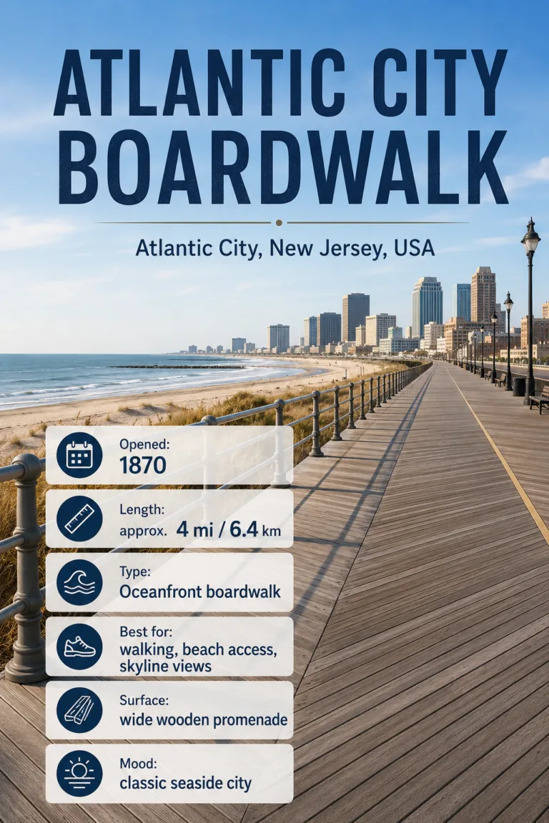 Atlantic City Boardwalk (Atlantic City, New Jersey, USA)