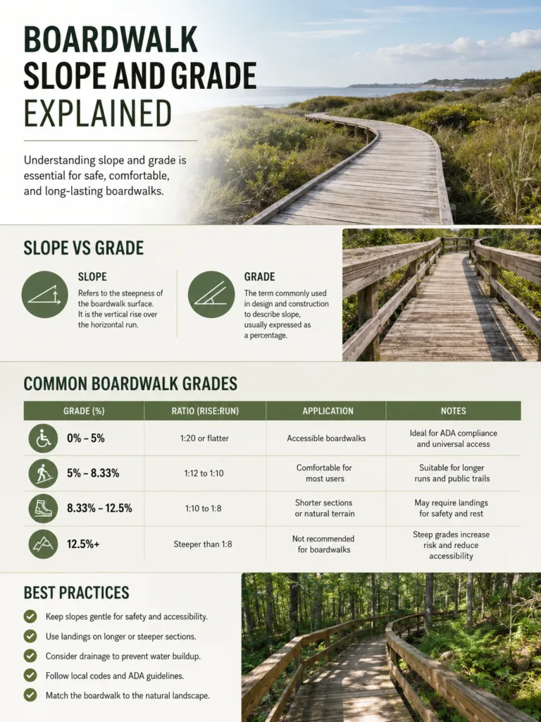 Boardwalk Slope and Grade Explained