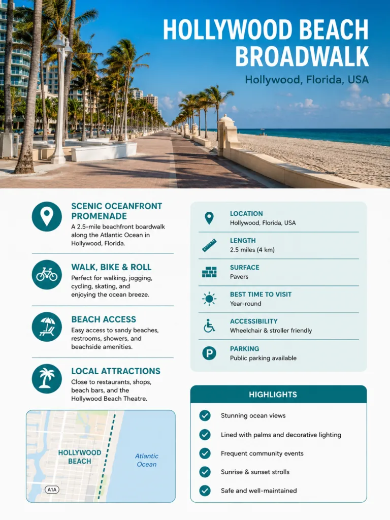 Hollywood Beach Broadwalk (Hollywood, Florida, USA)