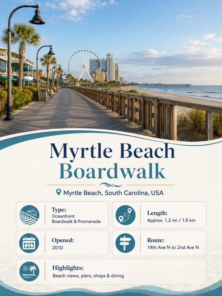 Myrtle Beach Boardwalk (Myrtle Beach, South Carolina, USA)